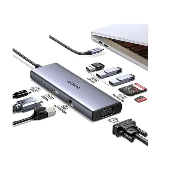UGREEN STATION D’ACCUEIL USB-C 9 EN 1 — Connecto.ma